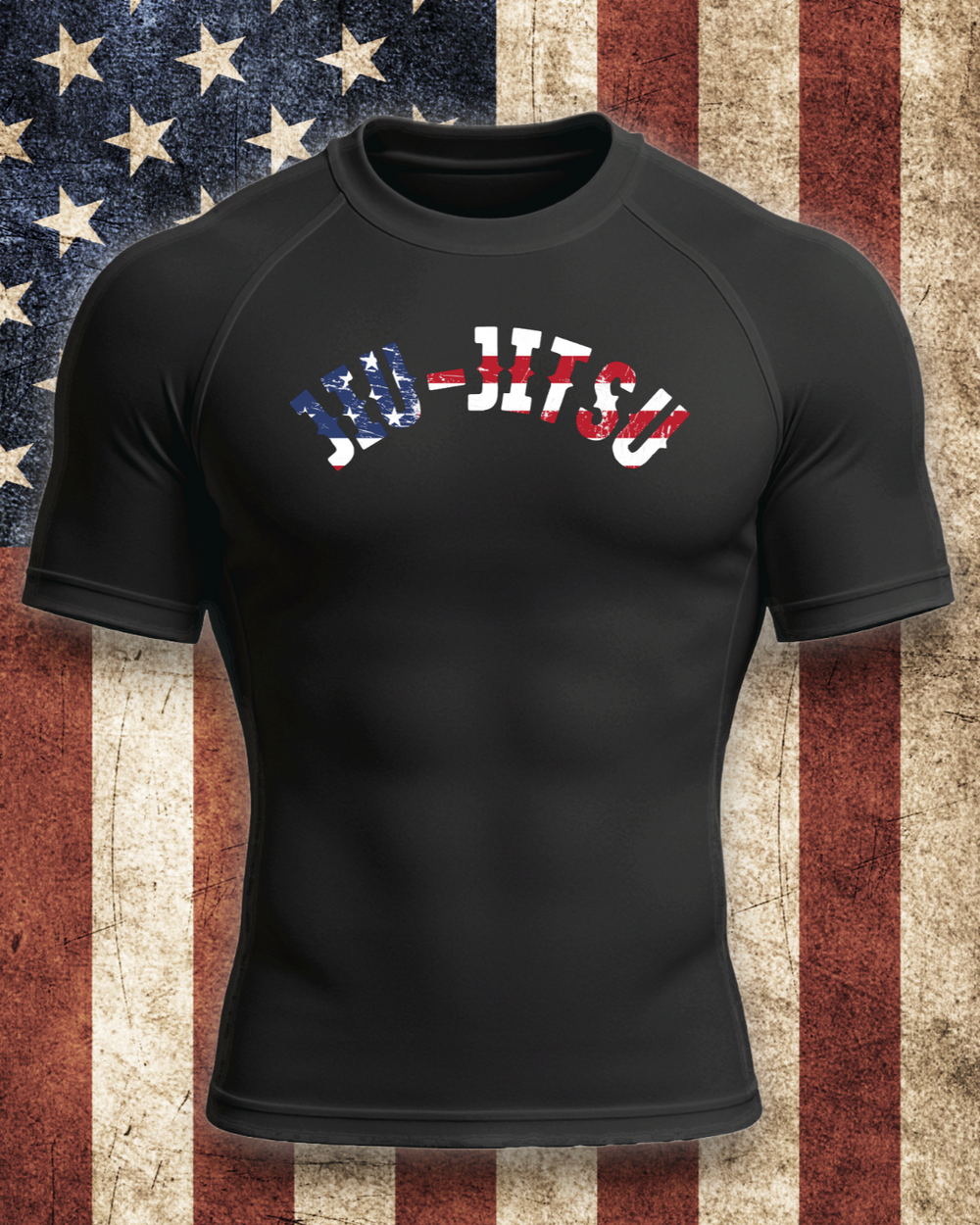 USA Flag Jiu-Jitsu Rashguard