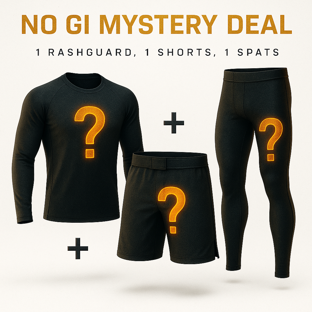 No Gi Mystery Deal (1 Rashguard, 1 Shorts, 1 Spats)