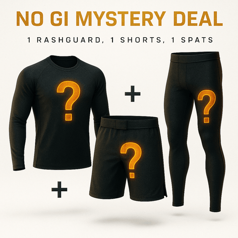 No Gi Mystery Deal (1 Rashguard, 1 Shorts, 1 Spats)