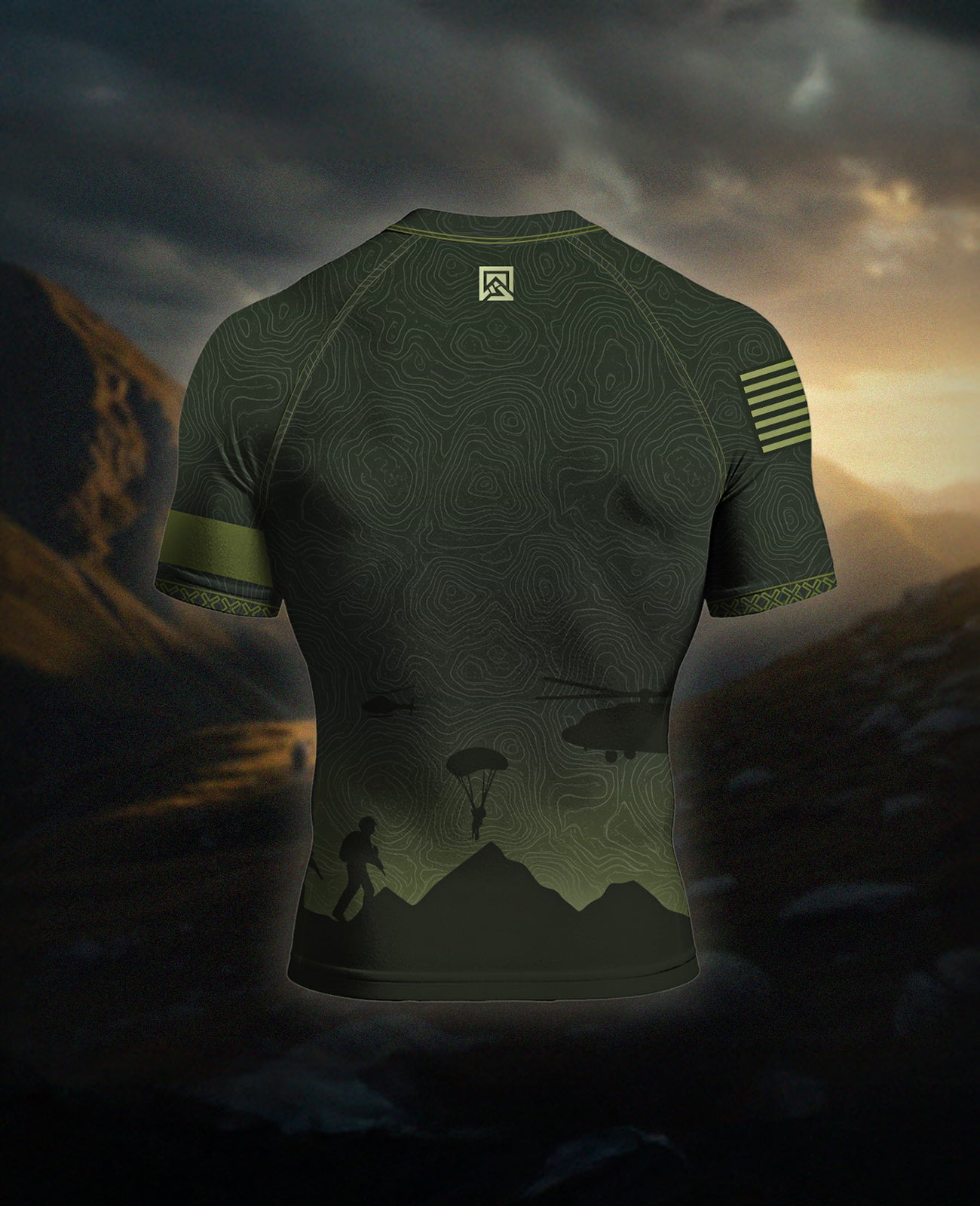 Special Forces Foundation × BJJ Fanatics Collab Rashguard ($5 from each rashguard sold goes directly to the Special Forces Foundation)