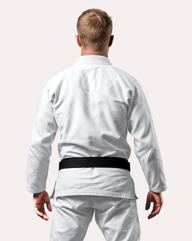 BJJ Fanatics White Plain Gi 380 gsm