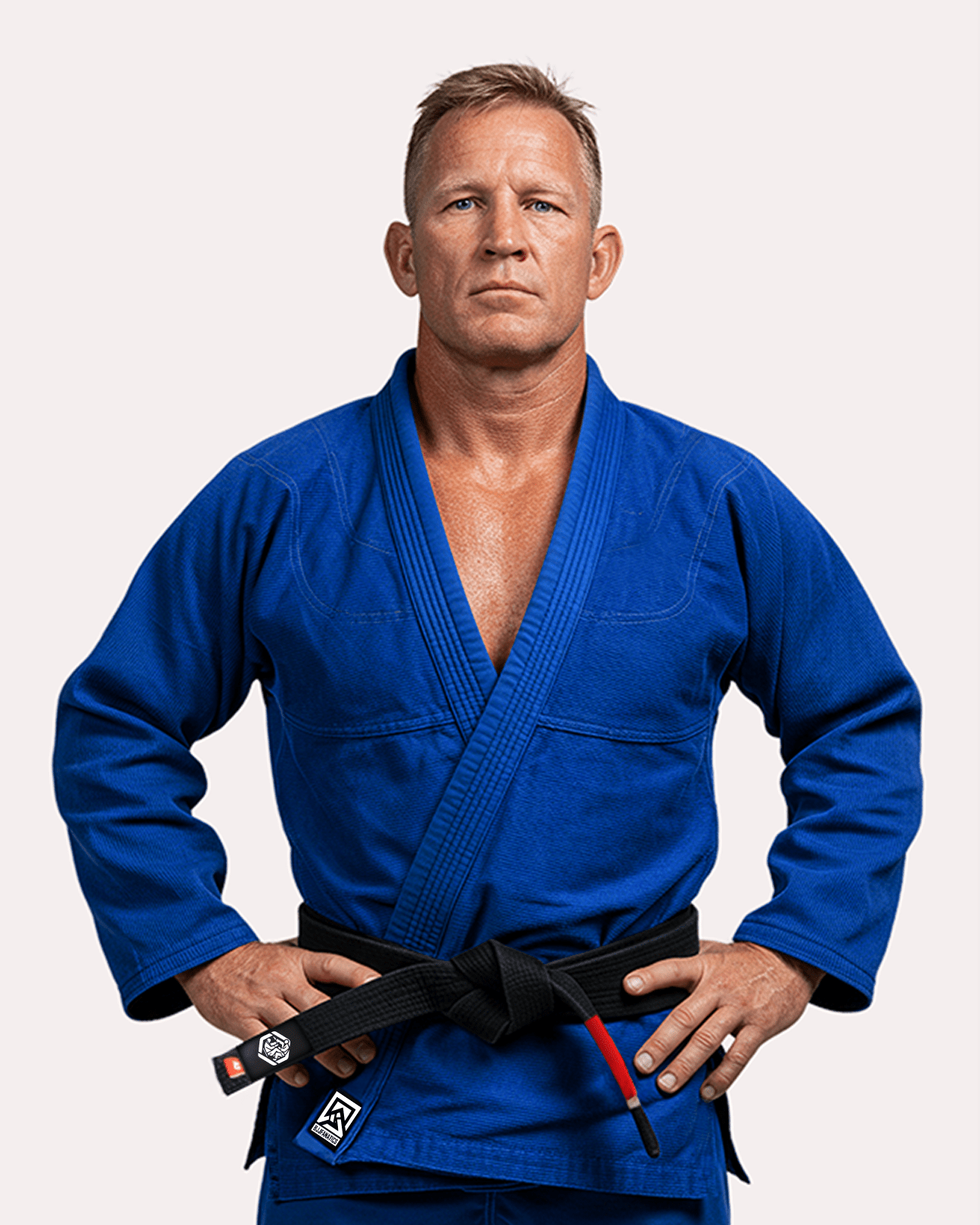 BJJ Fanatics Blue Plain Gi 380 gsm