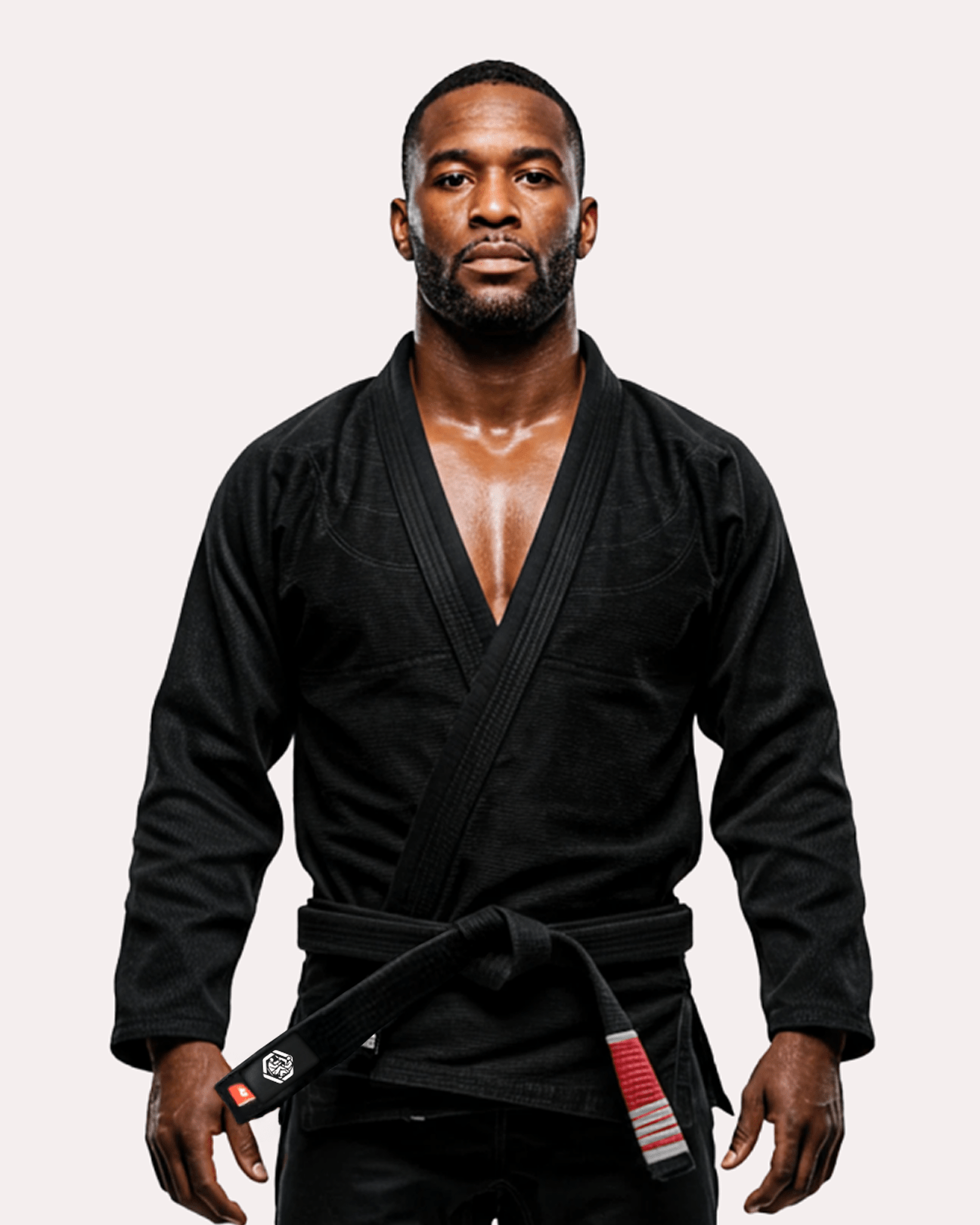 BJJ Fanatics Black Plain Gi 380 gsm