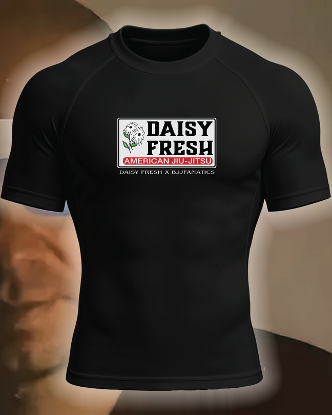 Daisy Fresh American Jiu-Jitsu Rashguard (100% of Profits Donated to Heath Pedigo’s Emergency Eye Surgery