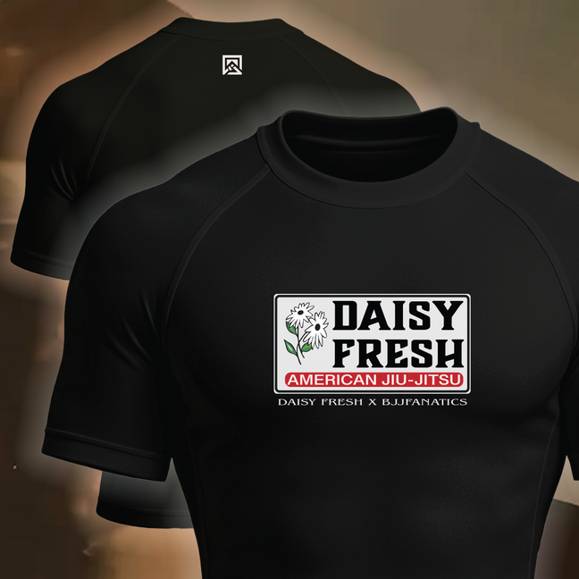 Daisy Fresh American Jiu-Jitsu Rashguard (100% of Profits Donated to Heath Pedigo’s Emergency Eye Surgery