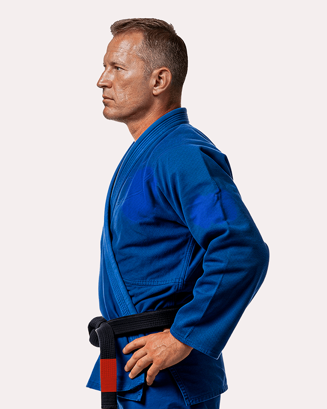 BJJ Fanatics Blue Plain Gi 380 gsm