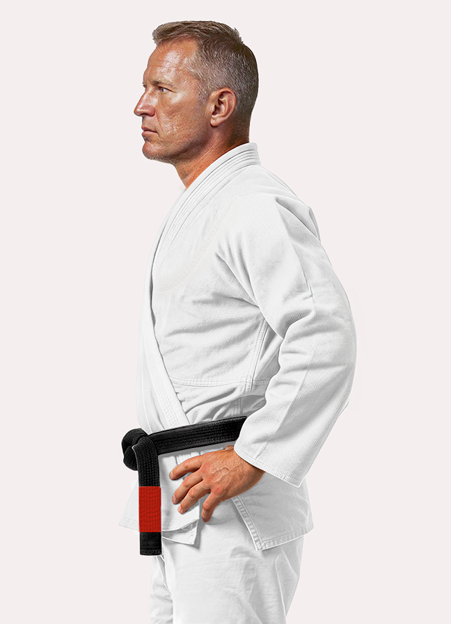 BJJ Fanatics White Plain Gi 380 gsm