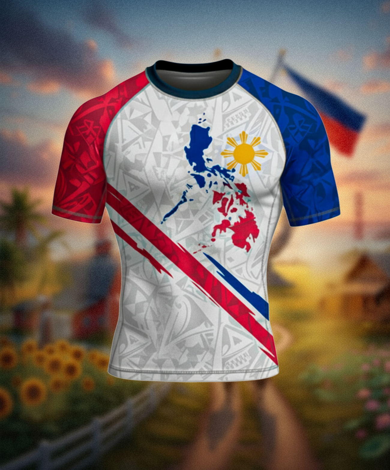 Pre-Order Pilipinas X USA Jiu-Jitsu Rashguard