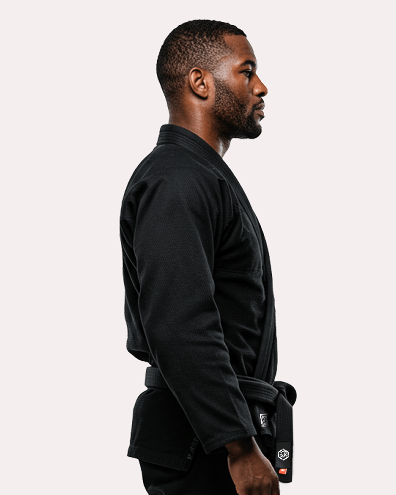 BJJ Fanatics Black Plain Gi 380 gsm