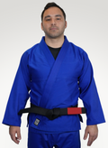 BJJ Fanatics Blue Plain Gi 380 gsm