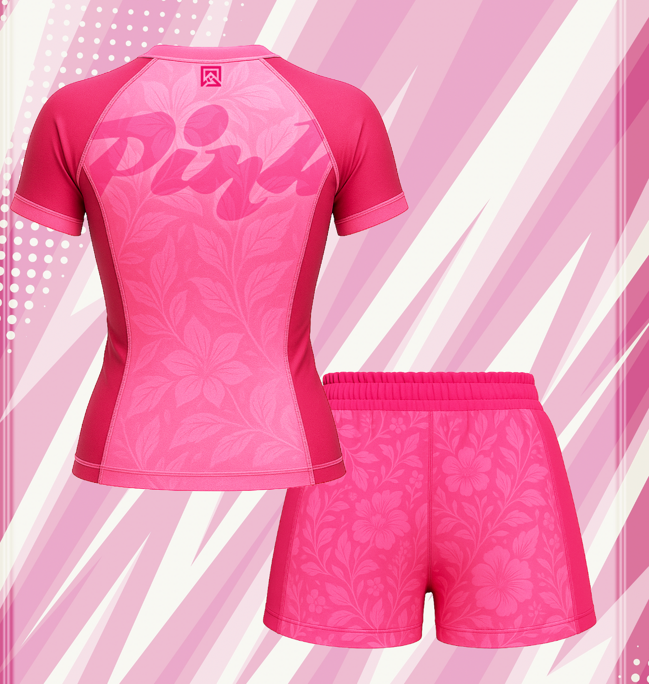 Pink Pressure (Girls) Kit (Rashguard & Shorts)