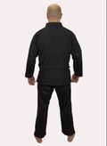 BJJ Fanatics Black Plain Gi 380 gsm