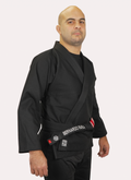 BJJ Fanatics Black Plain Gi 380 gsm