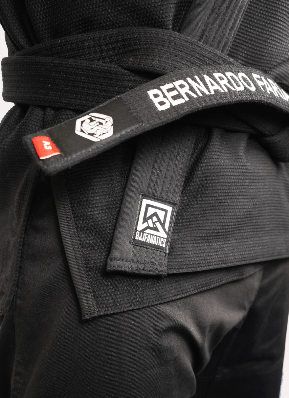 BJJ Fanatics Black Plain Gi 380 gsm