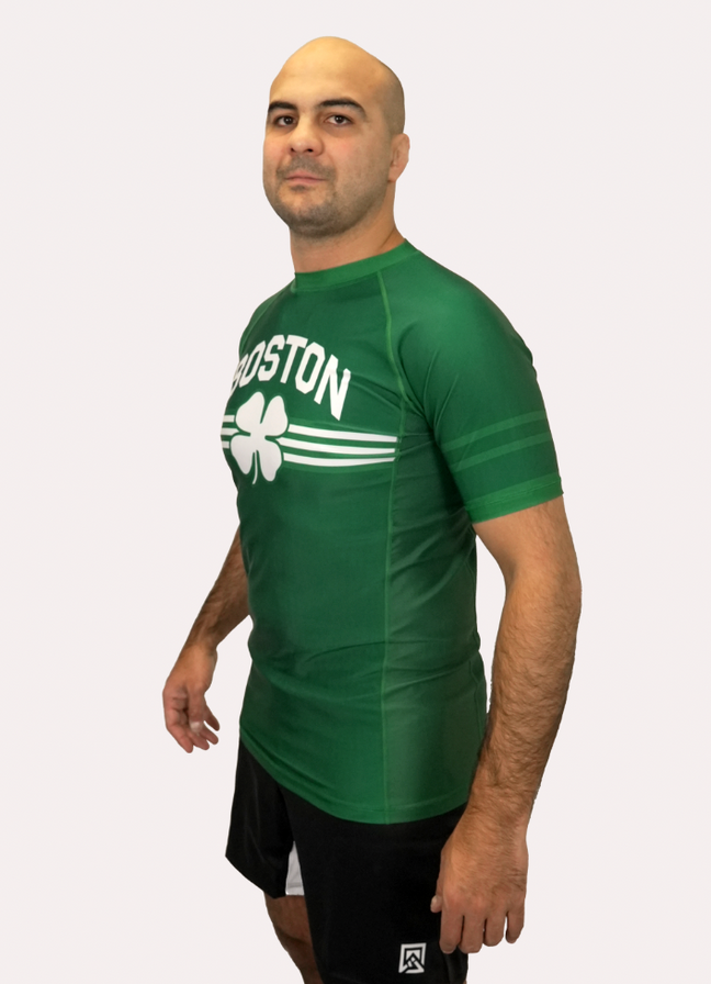 BJJ Fanatics Boston Shamrock Rashguard