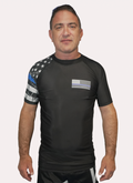 BJJ Fanatics Back The Blue Rashguard