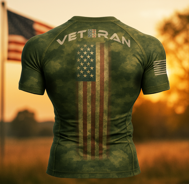 BJJ Fanatics "The Veteran" Rashguard