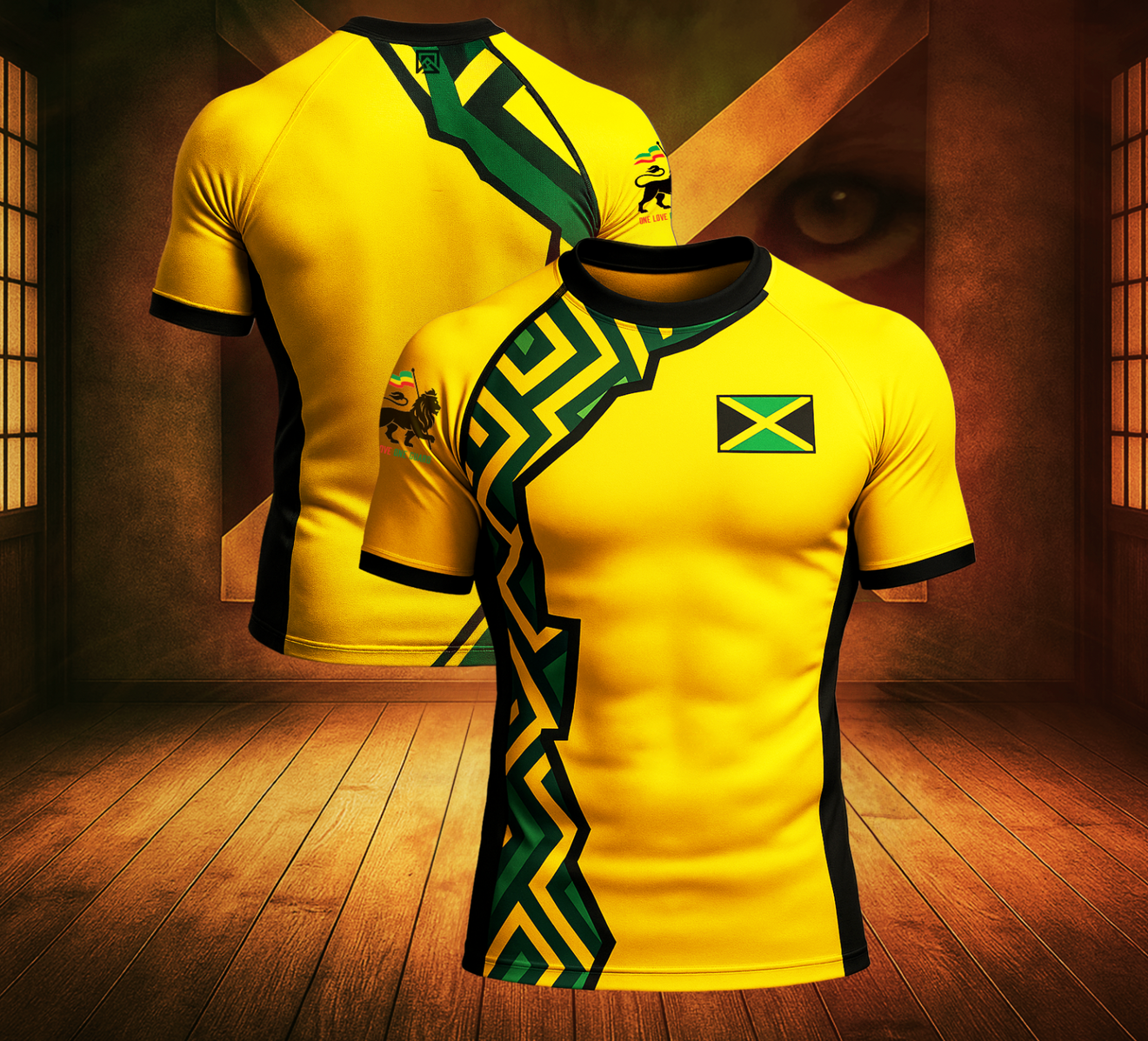 The "Rasta Roll" Rashguard