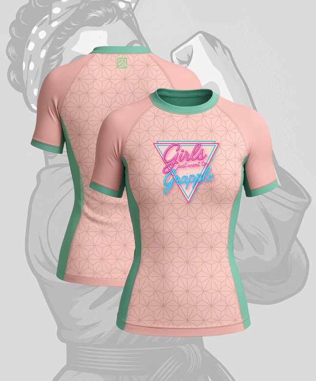 GIRLS JUST WANT TO GRAPPLE Rashguard