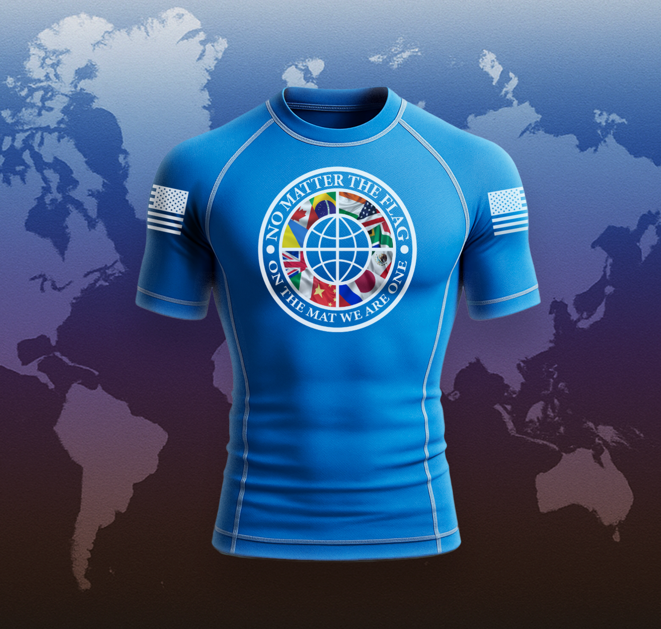"On The Mat We Are One" Rashguard