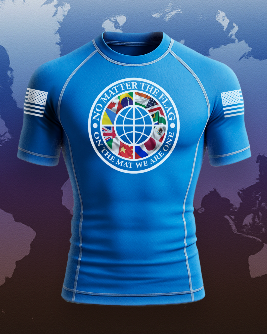 "On The Mat We Are One" Rashguard