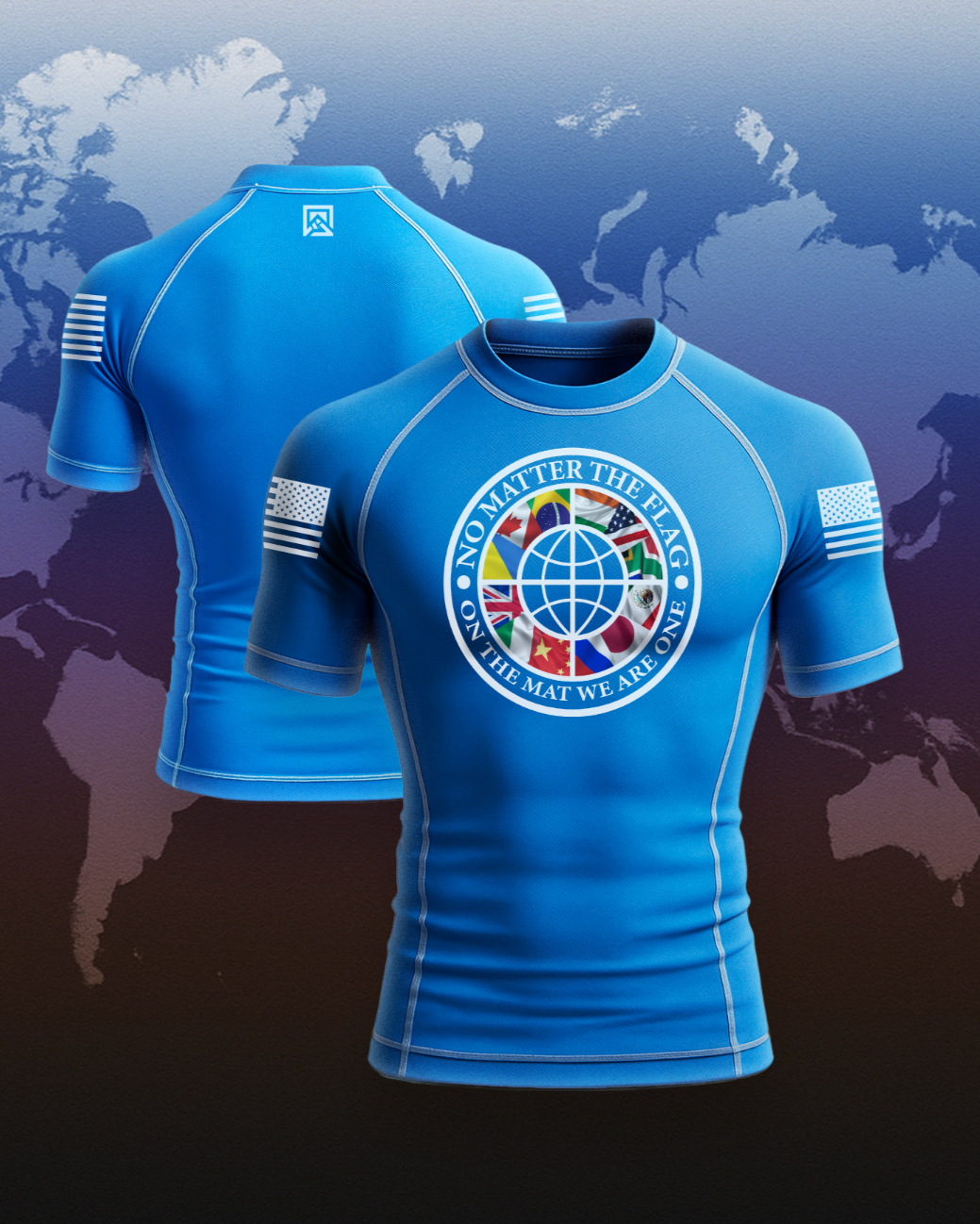 "On The Mat We Are One" Rashguard