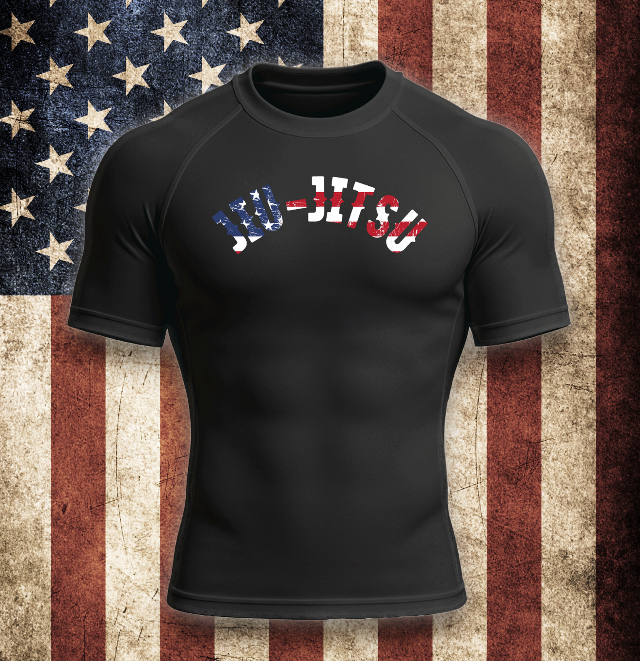 USA Flag Jiu-Jitsu Rashguard