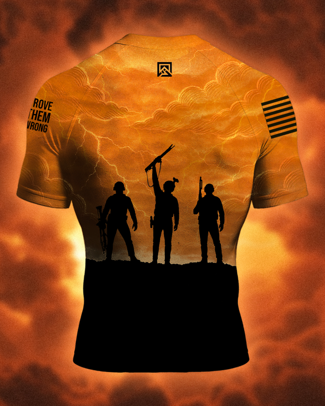 We Defy x BJJ Fanatics Collab Rashguard ($5 from each rashguard sold goes directly to We Defy)