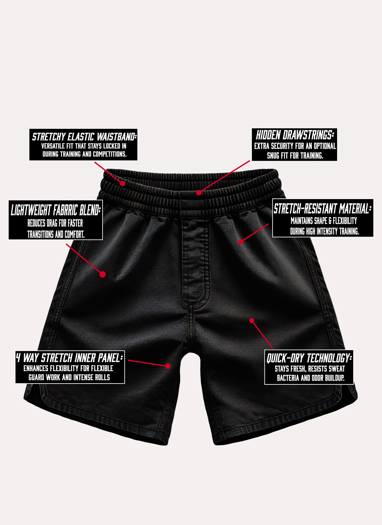 BJJ Fanatics Warrior Shorts