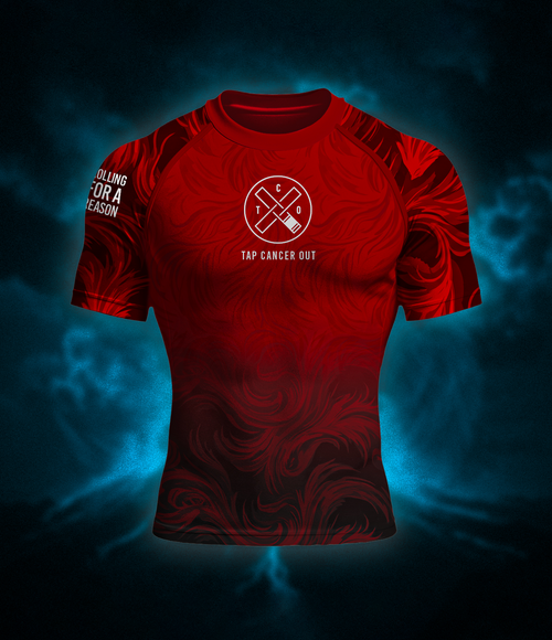 Tap Cancer Out × BJJ Fanatics Collab Rashguard – ($5 from each rashguard sold goes directly to Tap Cancer Out)