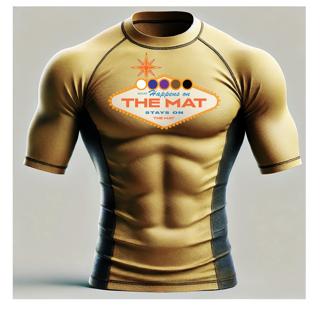 BJJ Fanatics What Happens On The Mat Stays On The Mat Rashguard