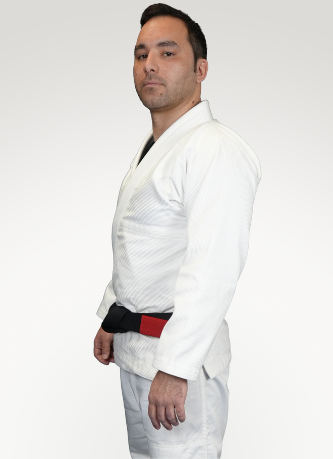 BJJ Fanatics White Plain Gi 380 gsm