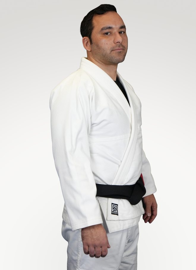 BJJ Fanatics White Plain Gi 380 gsm