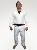 BJJ Fanatics White Plain Gi 380 gsm