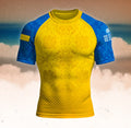 Razom & BJJFanatics Collab – Ukraine Rashguard (A portion of the profits from every rashguard sold will be donated directly to Razom)