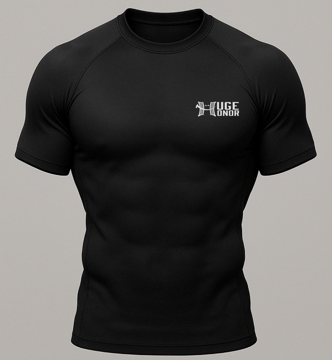 Huge Honor For Me All Black Rashguard