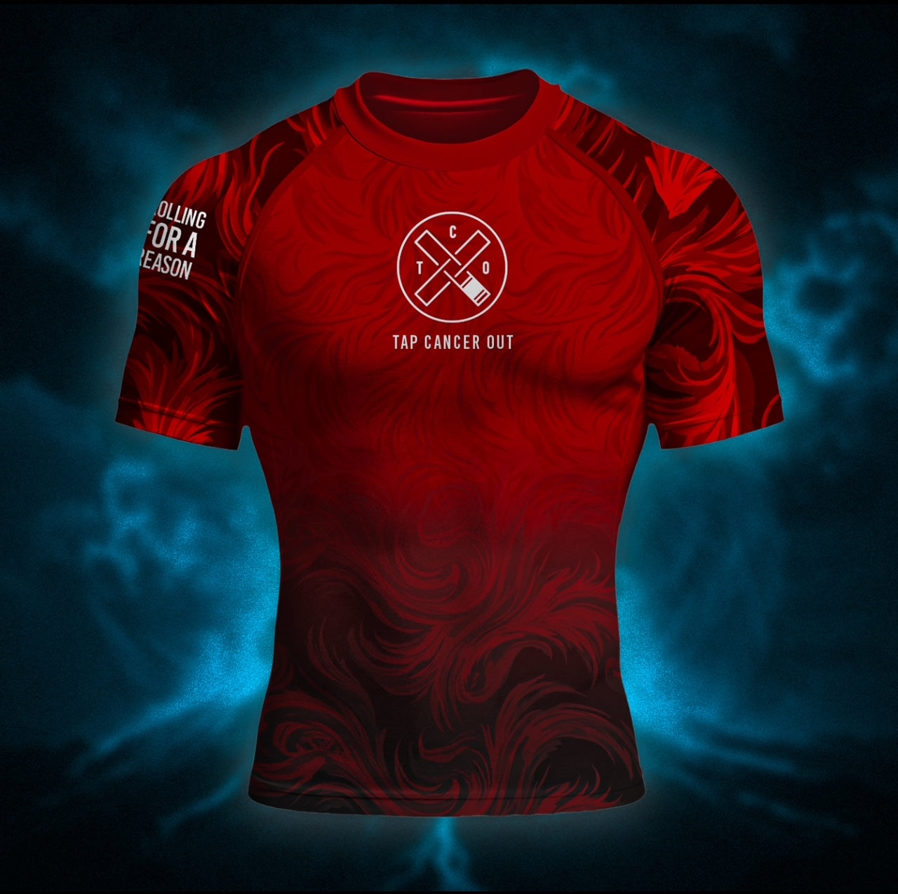 Tap Cancer Out × BJJ Fanatics Collab Rashguard – ($5 from each rashguard sold goes directly to Tap Cancer Out)