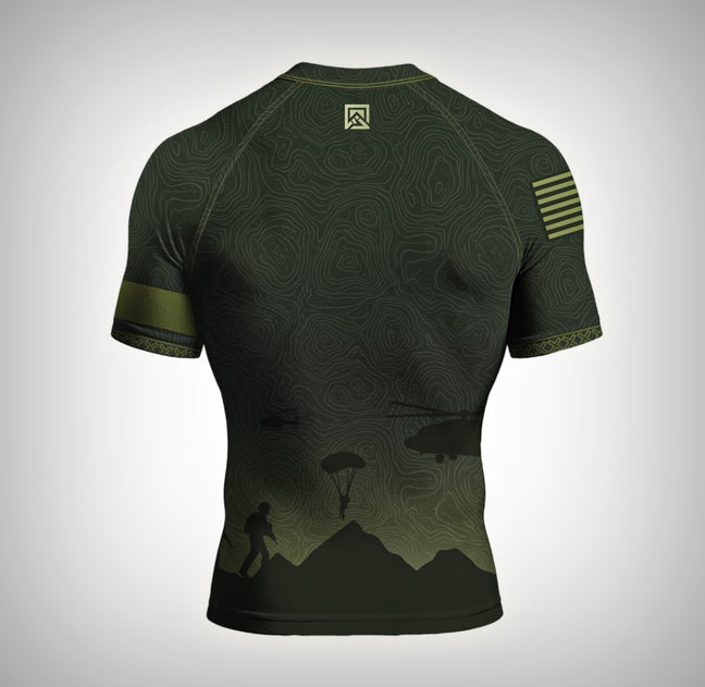 Special Forces Foundation × BJJ Fanatics Collab Rashguard ($5 from each rashguard sold goes directly to the Special Forces Foundation)