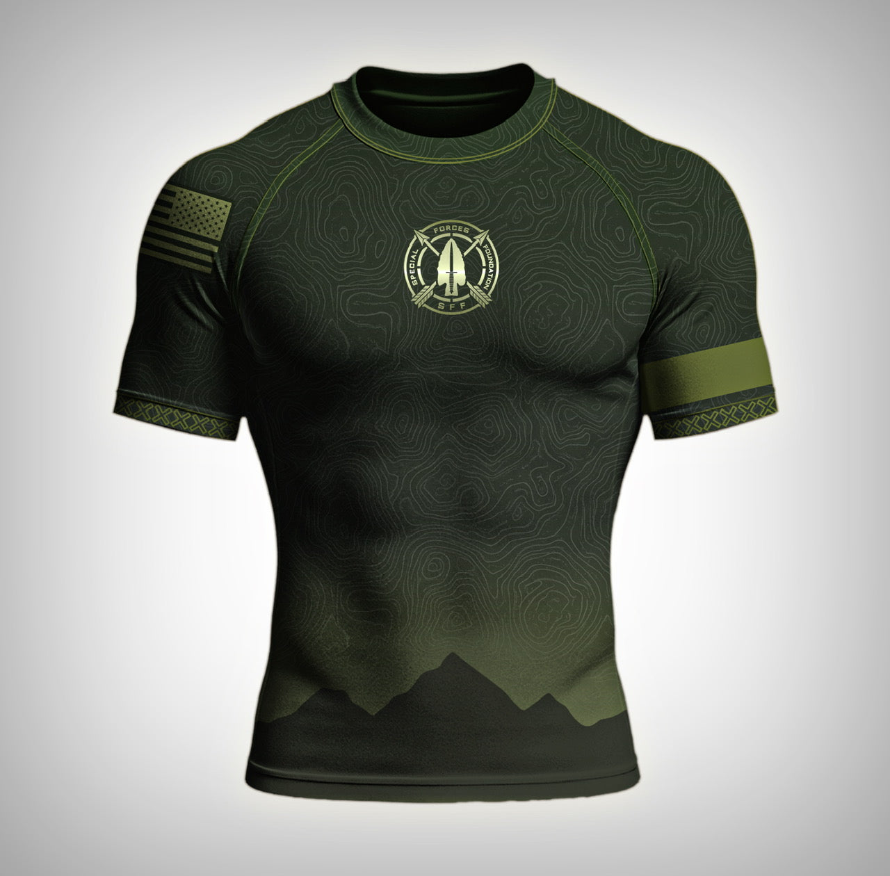 Special Forces Foundation × BJJ Fanatics Collab Rashguard ($5 from each rashguard sold goes directly to the Special Forces Foundation)