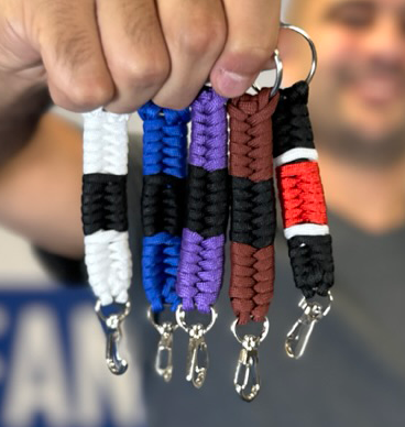 BJJ Colored Key Chains