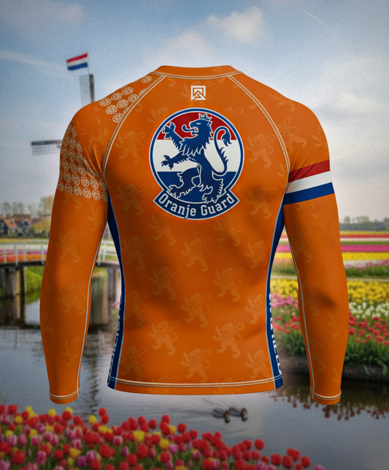Dutch Oranje Jiu-Jitsu Rashguard