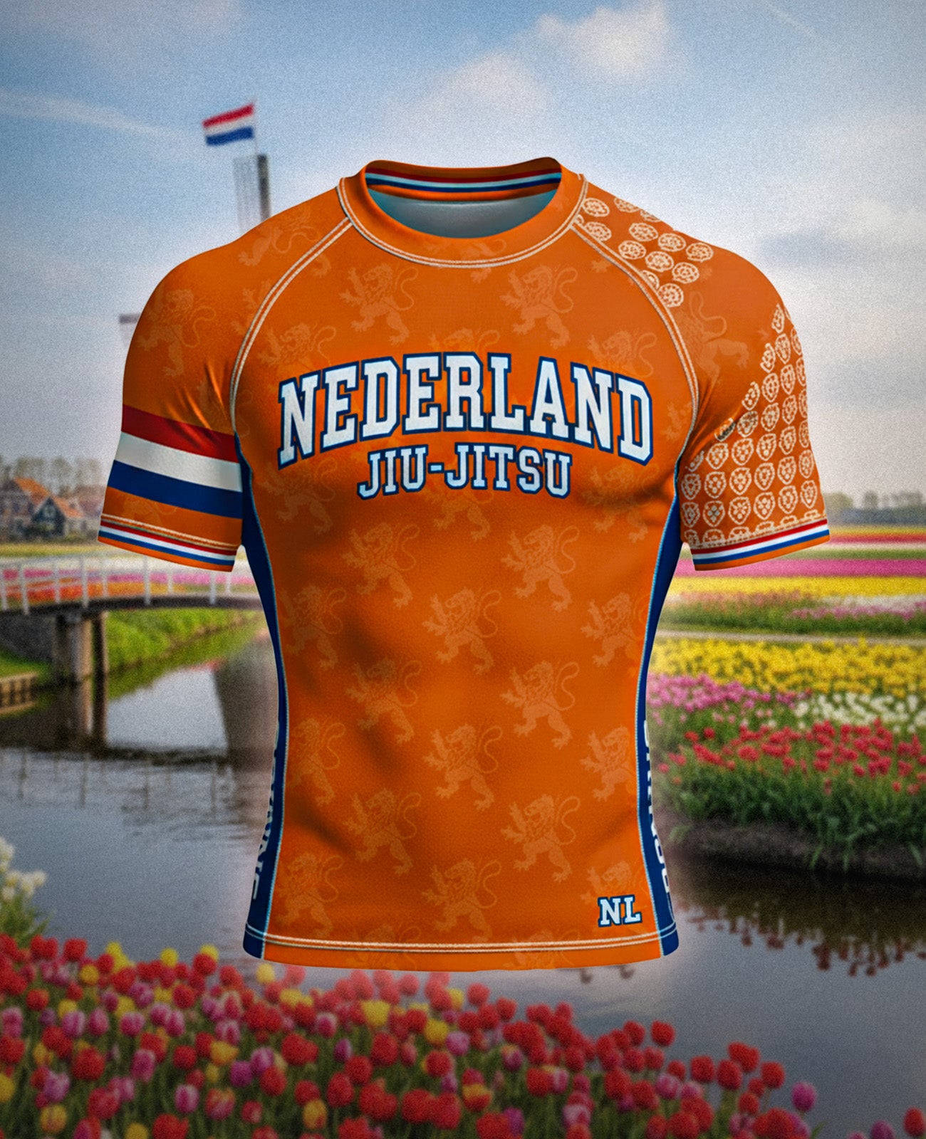 Dutch Oranje Jiu-Jitsu Rashguard