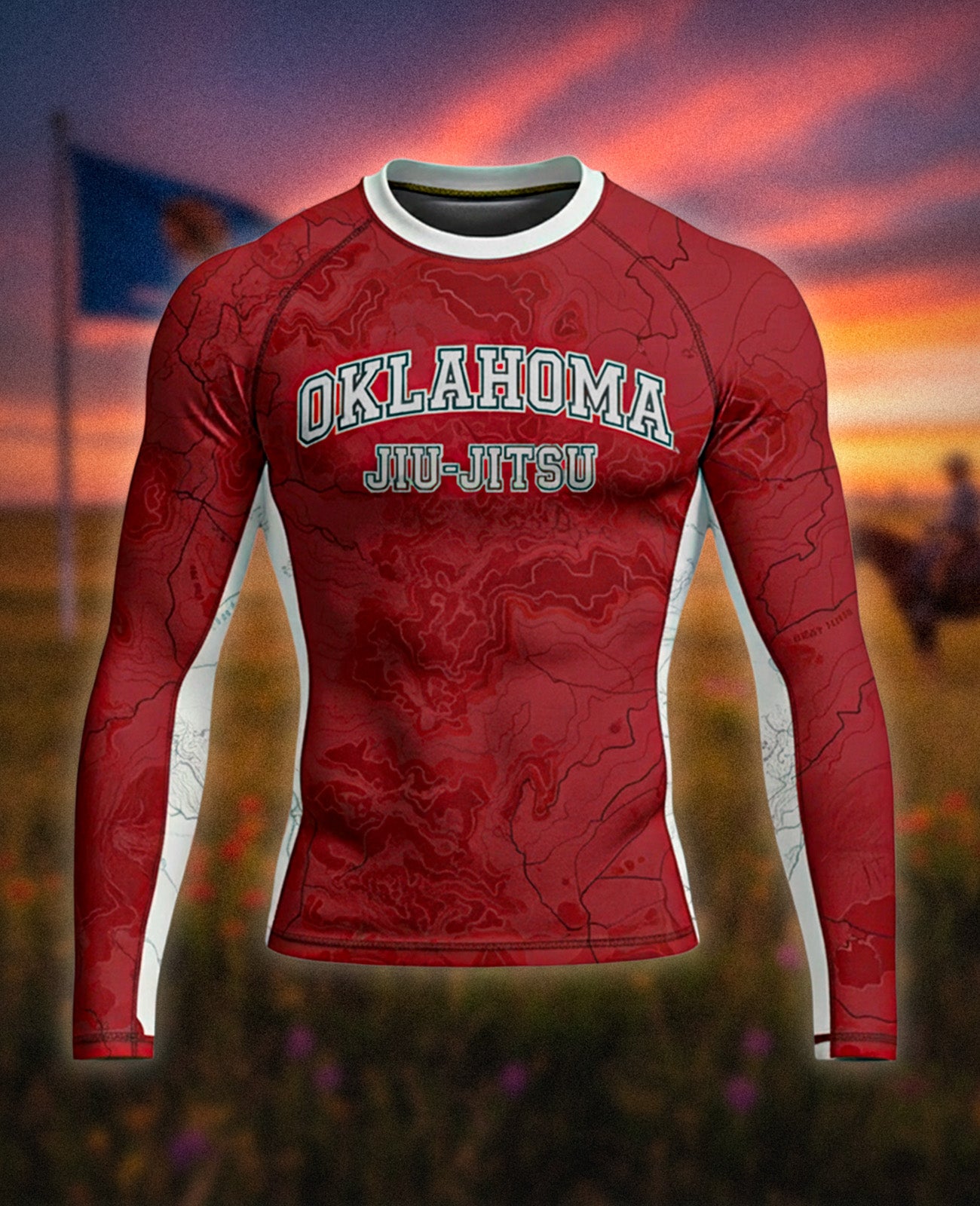 Pre-Order Oklahoma Jiu Jitsu Rashguard