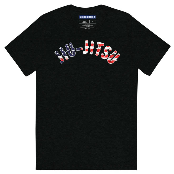 USA Flag Jiu Jitsu Shirt