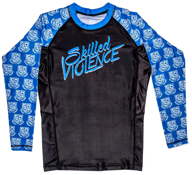 Skilled Violence Blue Rashguard