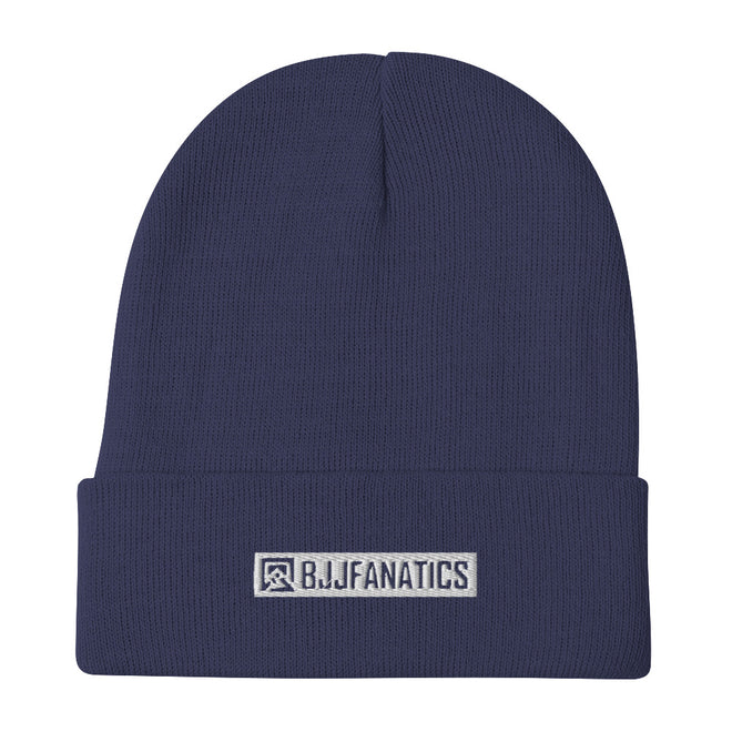 BJJ Fanatics Logo Embroidered Beanie