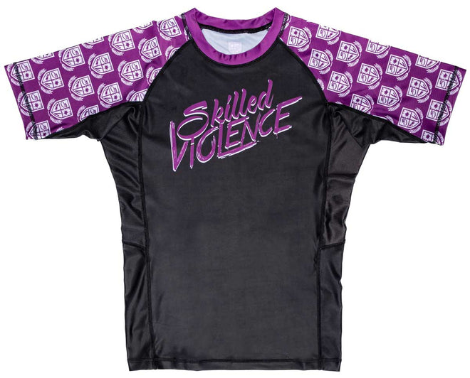 Skilled Violence Purple Rashguard