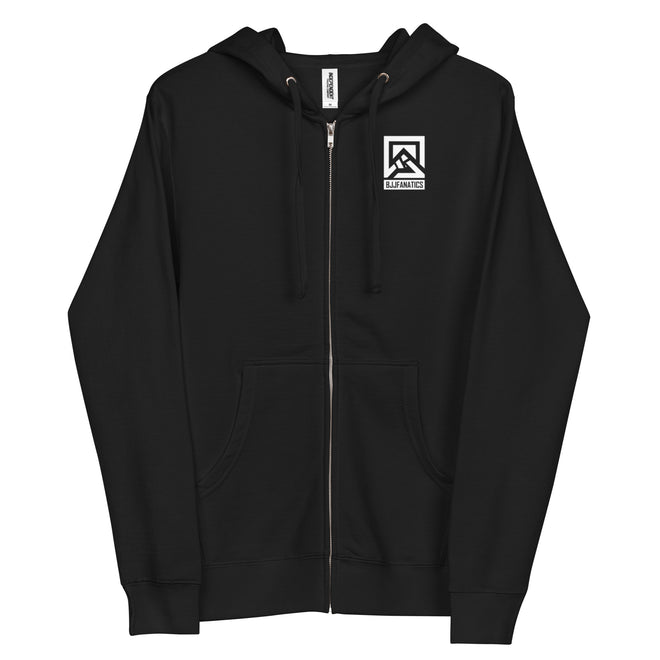 BJJ Fanatics Icon Unisex Fleece Zip Hoodie